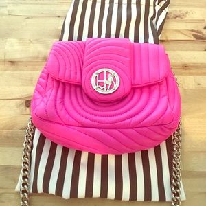 Henri Bendel Crossbody Leather Satchel